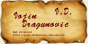 Vojin Dragunović vizit kartica